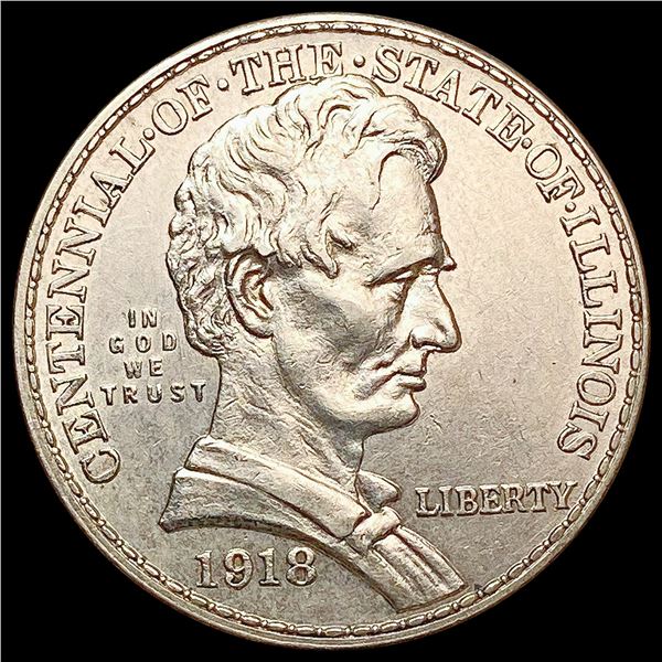 1918 Illinois Half Dollar UNCIRCULATED