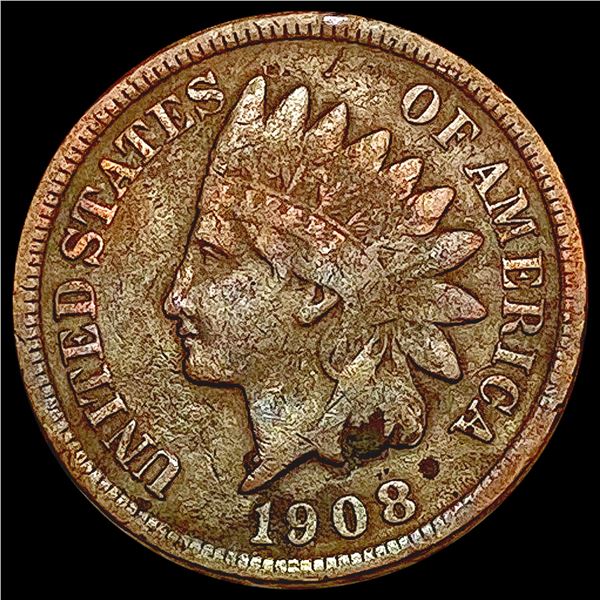 1908-S Indian Head Cent LIGHTLY CIRCULATED