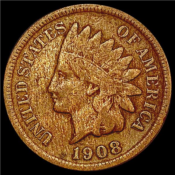 1908 Indian Head Cent LIGHTLY CIRCULATED