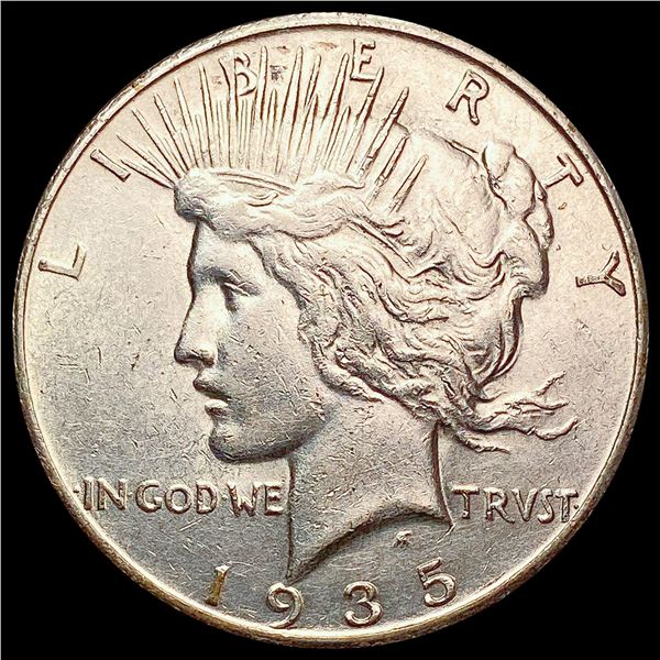 1935-S Silver Peace Dollar CLOSELY UNCIRCULATED