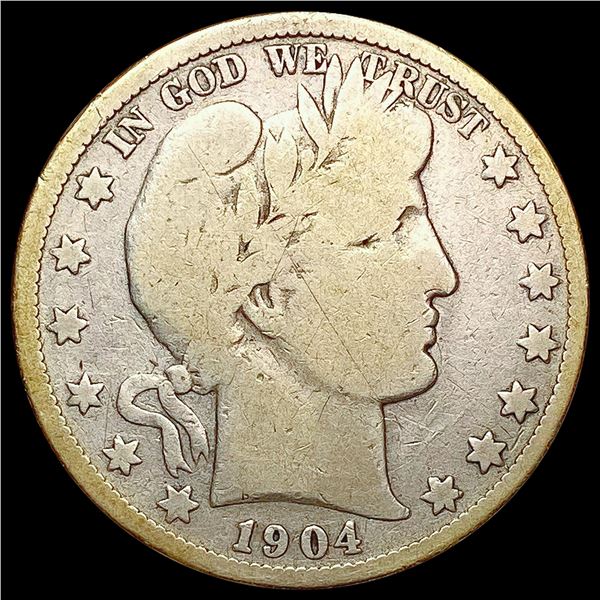 1904-S Barber Half Dollar NICELY CIRCULATED