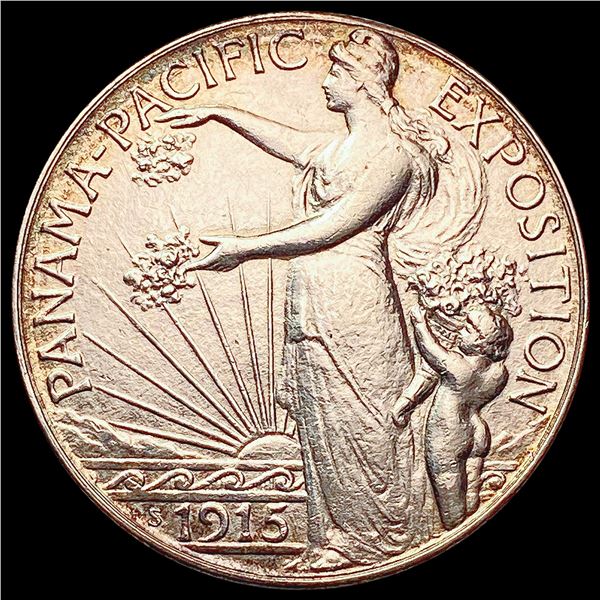 1915 Panama-Pacific Half Dollar CHOICE AU
