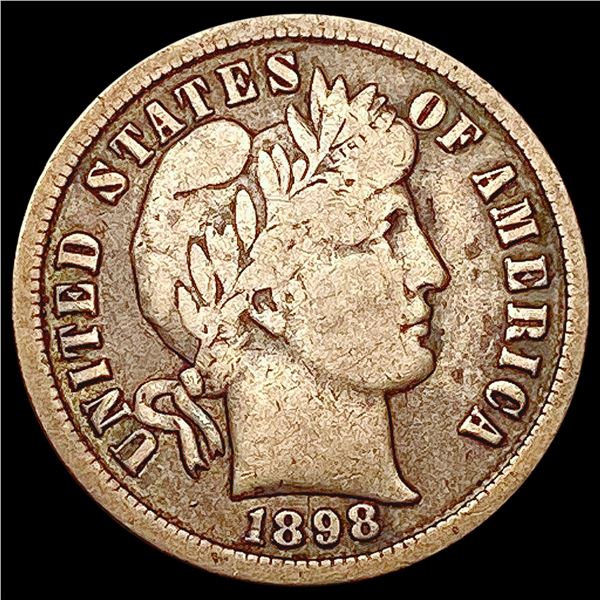 1898-S Barber Dime NICELY CIRCULATED