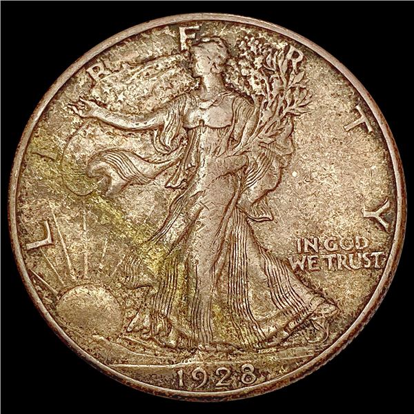 1928-S Walking Liberty Half Dollar NEARLY UNCIRCULATED