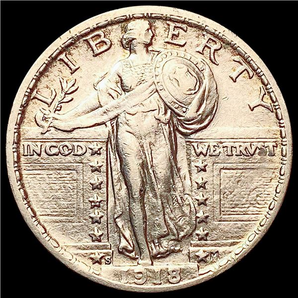 1918-S Standing Liberty Quarter CLOSELY UNCIRCULATED