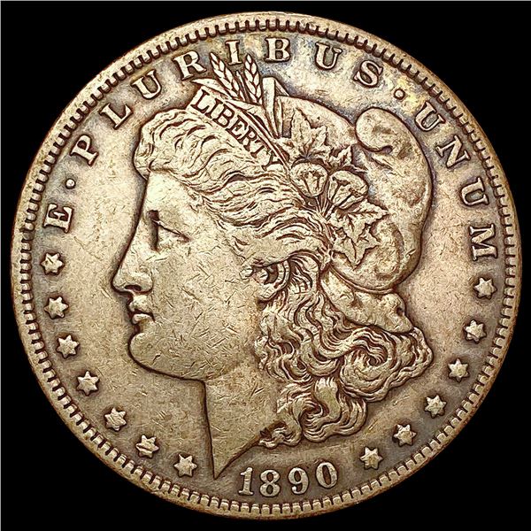 1890-CC Morgan Silver Dollar LIGHTLY CIRCULATED
