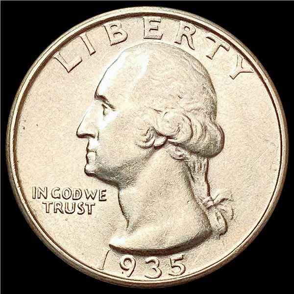 1935-S Washington Silver Quarter CHOICE BU