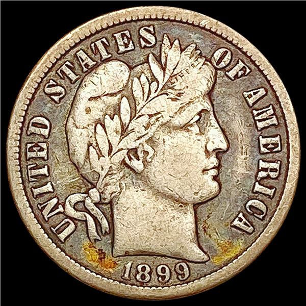 1899-O Barber Dime LIGHTLY CIRCULATED