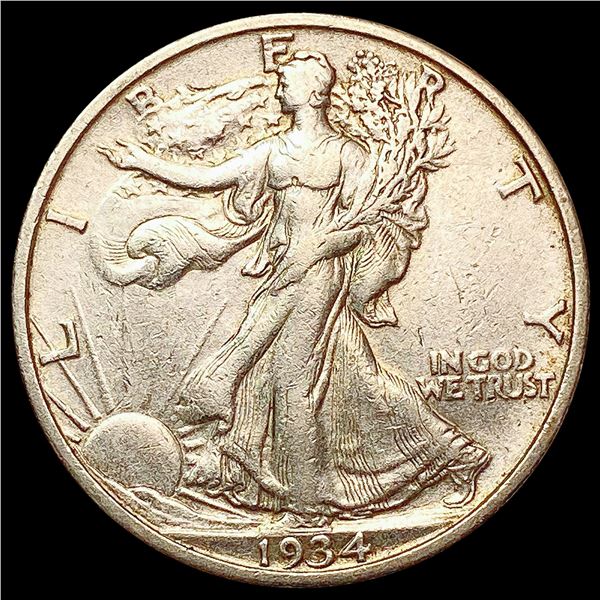 1934-S Walking Liberty Half Dollar CLOSELY UNCIRCULATED