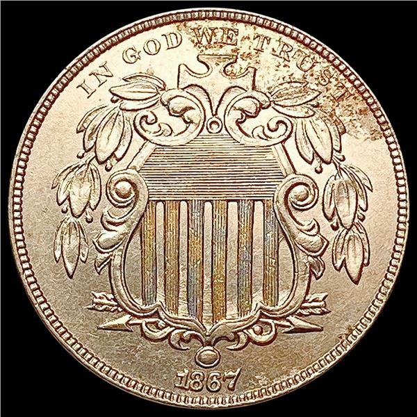 1867 Shield Nickel UNCIRCULATED