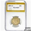 1893-O Barber Quarter PGA MS67