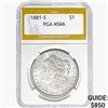 1881-S Morgan Silver Dollar PGA MS66