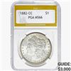 Image 1 : 1882-CC Morgan Silver Dollar PGA MS66