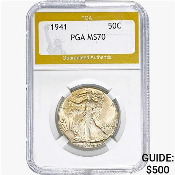 1941 Walking Liberty Half Dollar PGA MS66