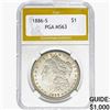 1886-S Morgan Silver Dollar PGA MS63
