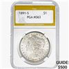 1891-S Morgan Silver Dollar PGA MS63