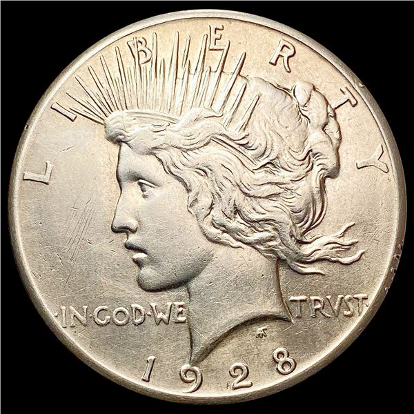 1928-P Silver Peace Dollar CLOSELY UNCIRCULATED