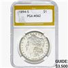 1894-S Morgan Silver Dollar PGA MS62