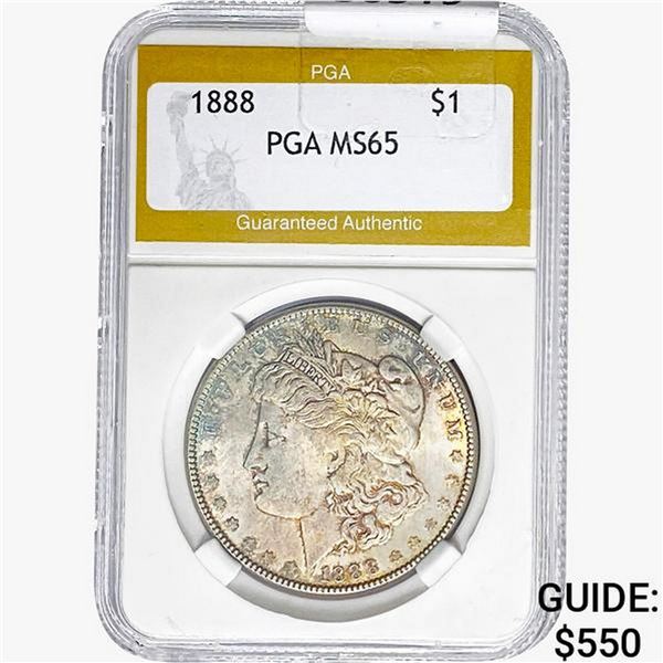 1888 Morgan Silver Dollar PGA MS65