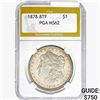 1878 8 TF Morgan Silver Dollar PGA MS62