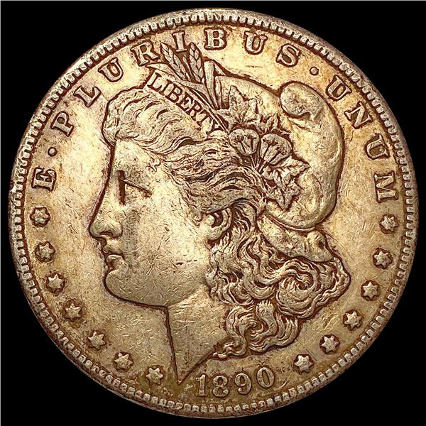 1890-CC Morgan Silver Dollar NEARLY UNCIRCULATED