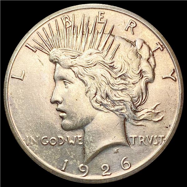 1926 Silver Peace Dollar NEARLY UNCIRCULATED