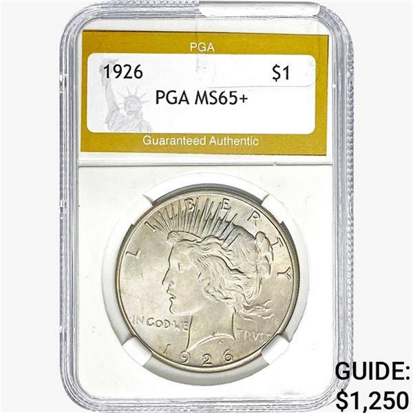 1926 Silver Peace Dollar PGA MS65+