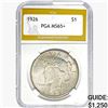 Image 1 : 1926 Silver Peace Dollar PGA MS65+