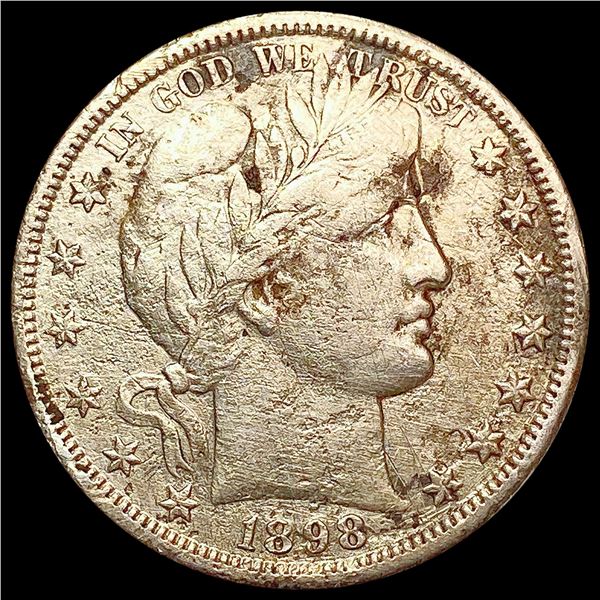 1898-S Barber Half Dollar HIGH GRADE