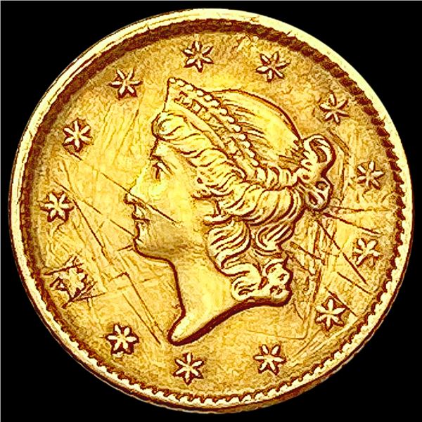 1853 Rare Gold Dollar UNCIRCULATED