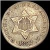 Image 1 : 1852 Silver Three Cent LIGHTLY CIRCULATED