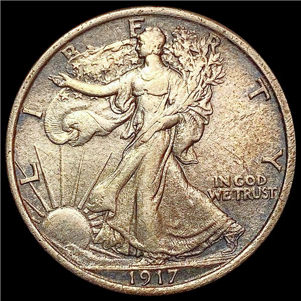 1917 Walking Liberty Half Dollar CLOSELY UNCIRCULATED