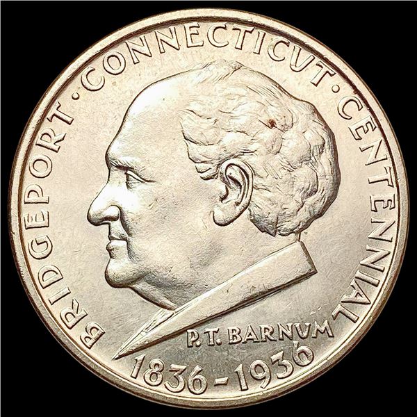 1936 Bridgeport Half Dollar CHOICE BU