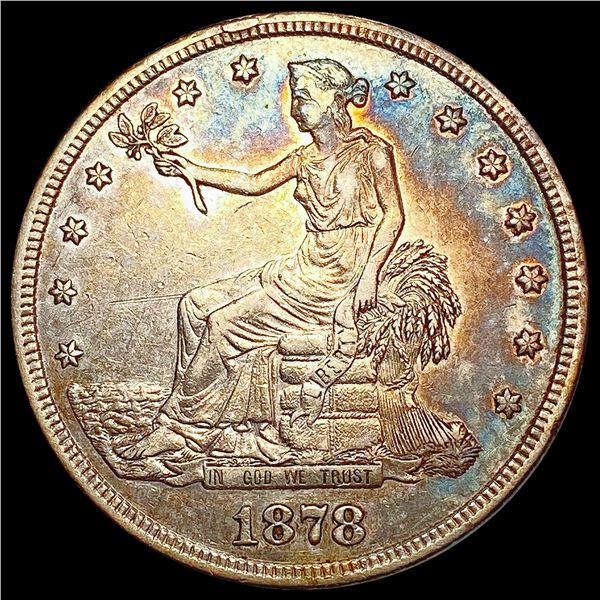 1878-S Silver Trade Dollar CLOSELY UNCIRCULATED
