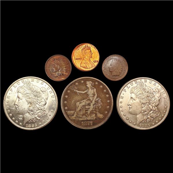 [6] 1869-1998 Varied US Coins 1C-$1 HIGH GRADE