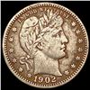 Image 1 : 1902 Barber Quarter NEARLY UNCIRCULATED