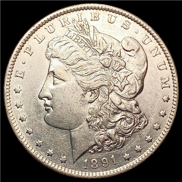 1891-S Morgan Silver Dollar NEARLY UNCIRCULATED