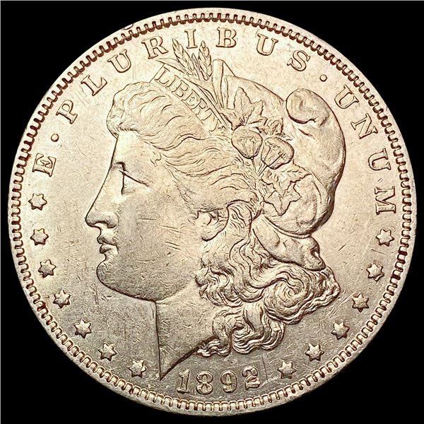 1892-O Morgan Silver Dollar NEARLY UNCIRCULATED