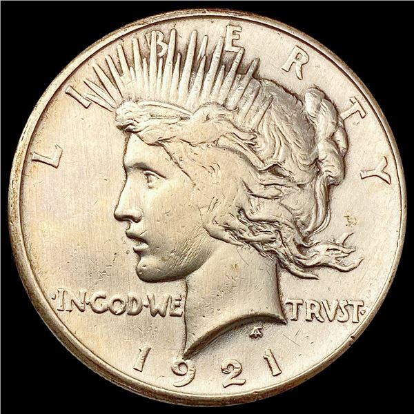 1921 Silver Peace Dollar NEARLY UNCIRCULATED