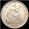 1860-O Seated Liberty Half Dime NEARLY UNCIRCULATED