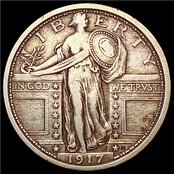 1917 Standing Liberty Quarter LIGHTLY CIRCULATED