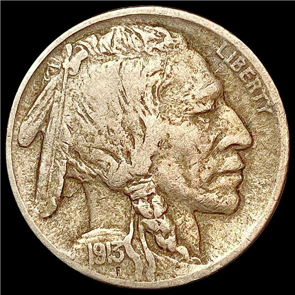 1913-D Buffalo Nickel LIGHTLY CIRCULATED