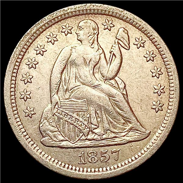 1857-O Seated Liberty Dime NEARLY UNCIRCULATED