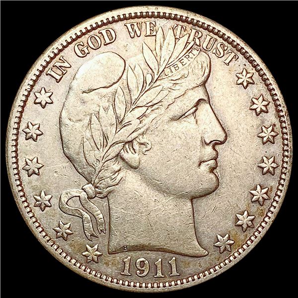1911 Barber Half Dollar LIGHTLY CIRCULATED