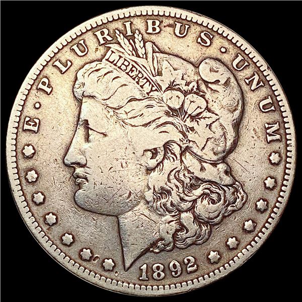 1892-S Morgan Silver Dollar LIGHTLY CIRCULATED