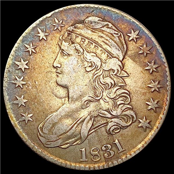 1831 Capped Bust Half Dollar LIGHTLY CIRCULATED