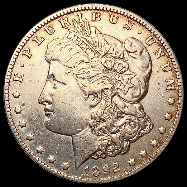 1892 Morgan Silver Dollar NEARLY UNCIRCULATED