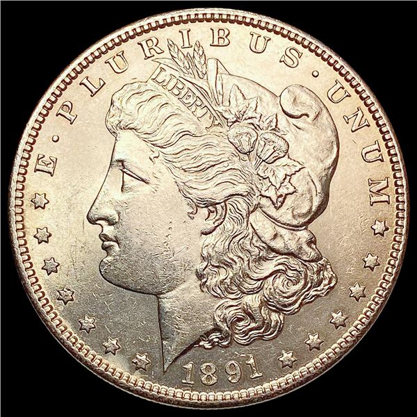 1891-S Morgan Silver Dollar UNCIRCULATED