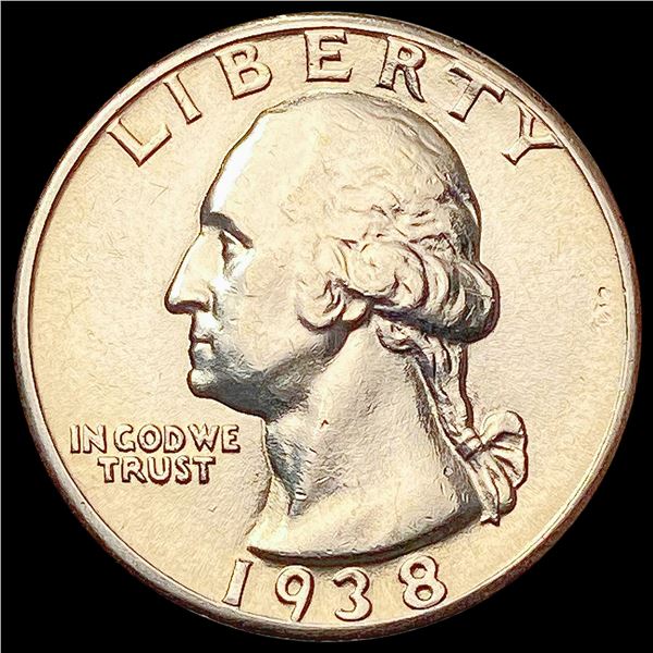 1938 Washington Silver Quarter CHOICE BU