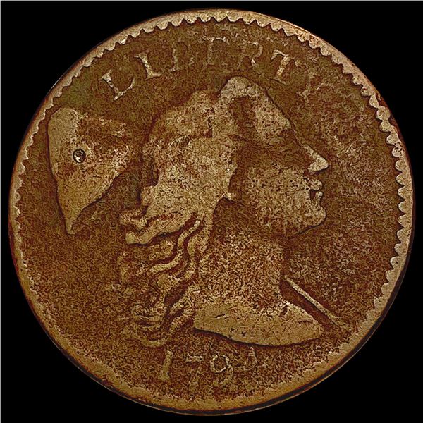 1794 Liberty Cap Large Cent NICELY CIRCULATED